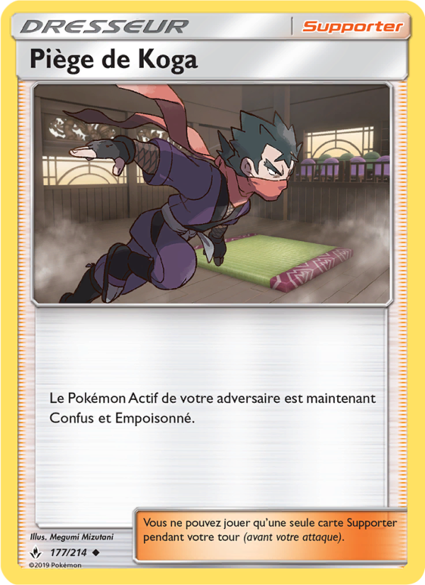 Piège de Koga 177 — Unbroken Bonds (French Pokémon TCG card)