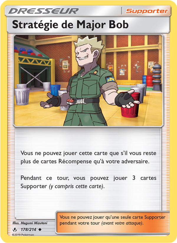 Stratégie de Major Bob 178 — Unbroken Bonds (French Pokémon TCG card)