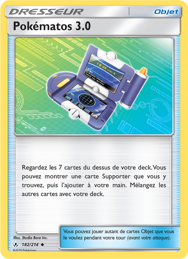 Pokématos 3.0 182 — Unbroken Bonds (French Pokémon TCG card)