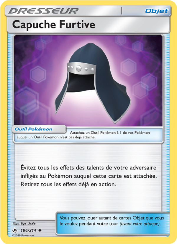 Capuche Furtive 186 — Unbroken Bonds (French Pokémon TCG card)