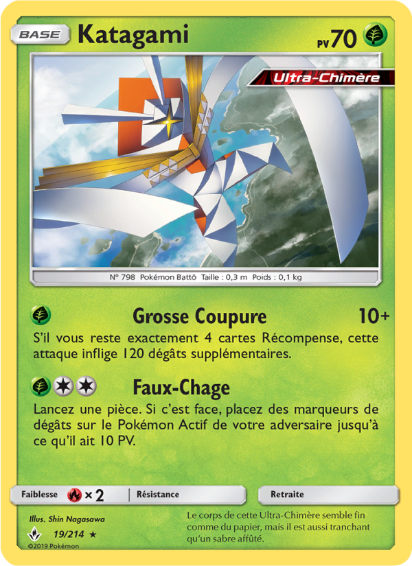 Katagami 19 — Unbroken Bonds (French Pokémon TCG card)
