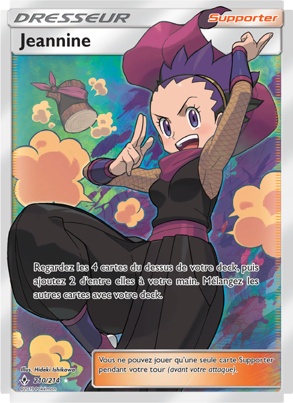 Jeannine 210 — Unbroken Bonds (French Pokémon TCG card)