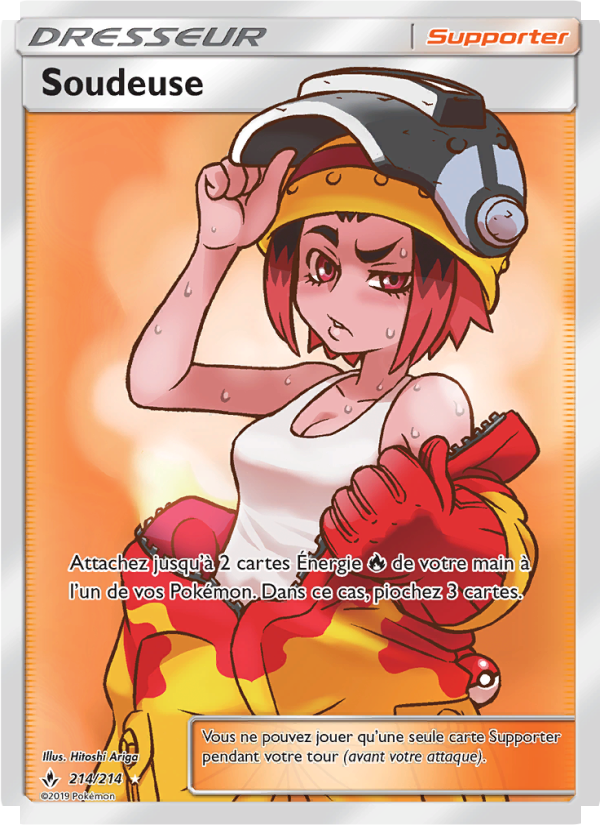 Soudeuse 214 — Unbroken Bonds (French Pokémon TCG card)