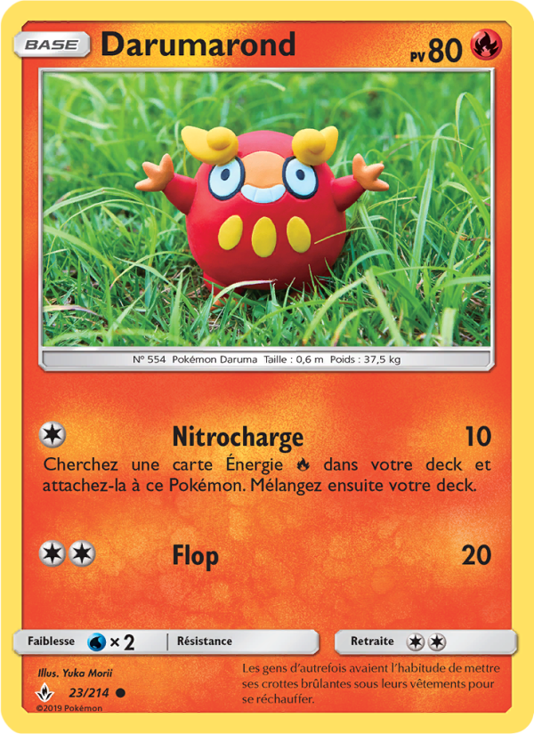 Darumarond 23 — Unbroken Bonds (French Pokémon TCG card)