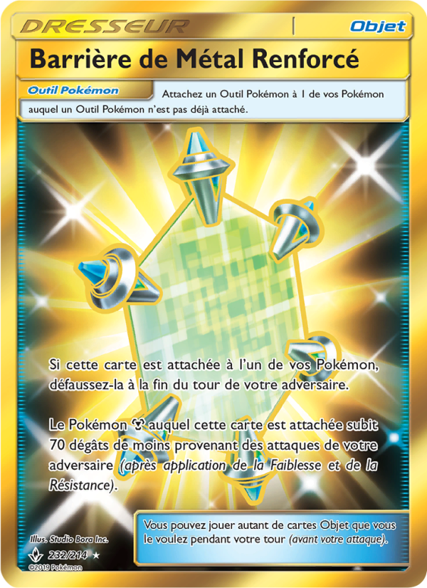 Barrière de Métal Renforcé 232 — Unbroken Bonds (French Pokémon TCG card)