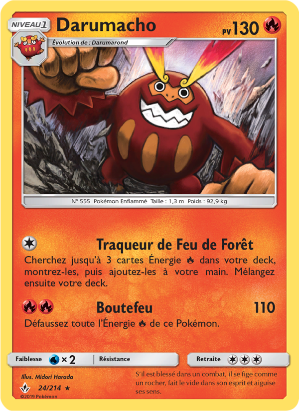 Darumacho 24 — Unbroken Bonds (French Pokémon TCG card)