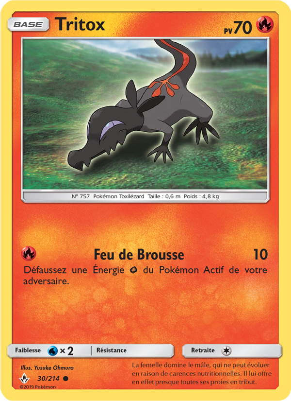 Tritox 30 — Unbroken Bonds (French Pokémon TCG card)