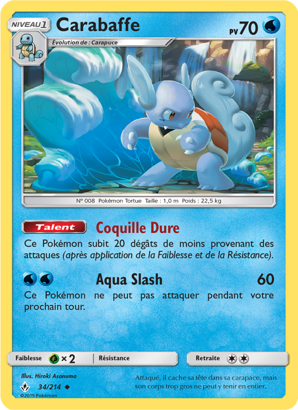 Carabaffe 34 — Unbroken Bonds (French Pokémon TCG card)