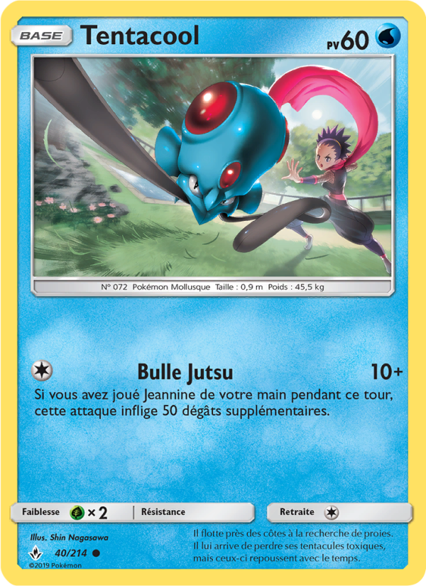 Tentacool 40 — Unbroken Bonds (French Pokémon TCG card)