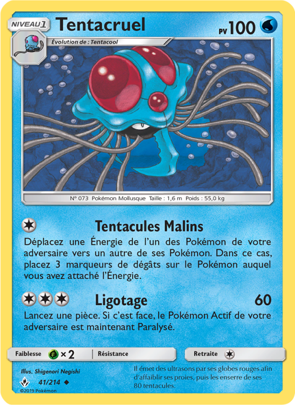 Tentacruel 41 — Unbroken Bonds (French Pokémon TCG card)
