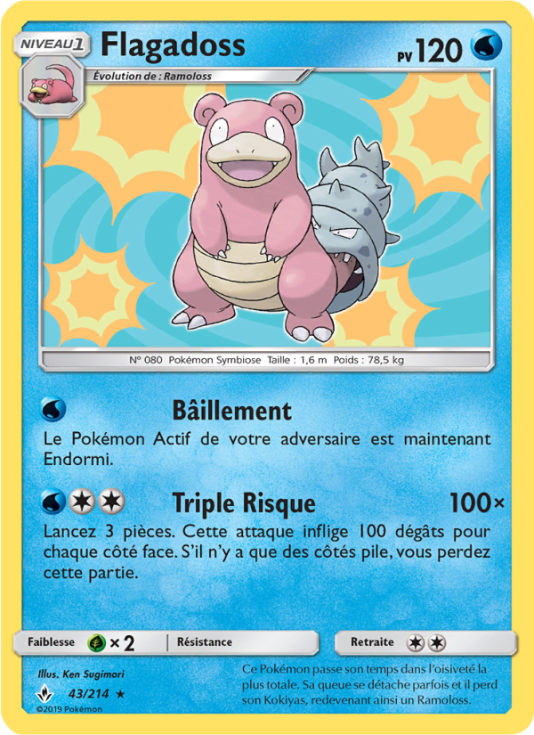 Flagadoss 43 — Unbroken Bonds (French Pokémon TCG card)