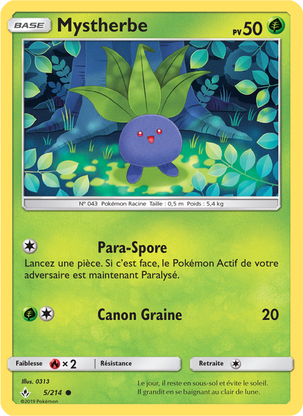 Mystherbe 5 — Unbroken Bonds (French Pokémon TCG card)