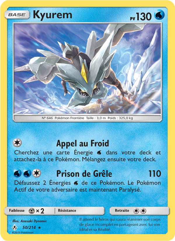 Kyurem 50 — Unbroken Bonds (French Pokémon TCG card)