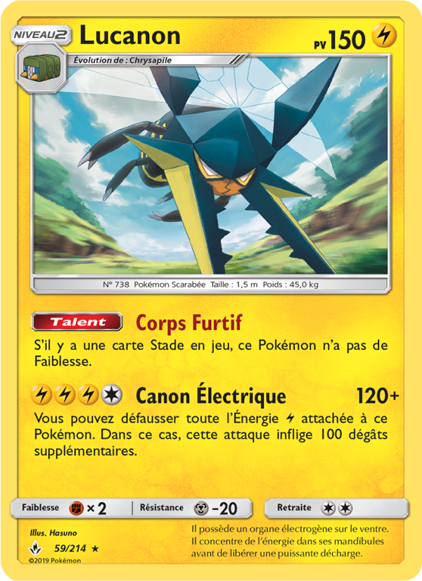 Lucanon 59 — Unbroken Bonds (French Pokémon TCG card)