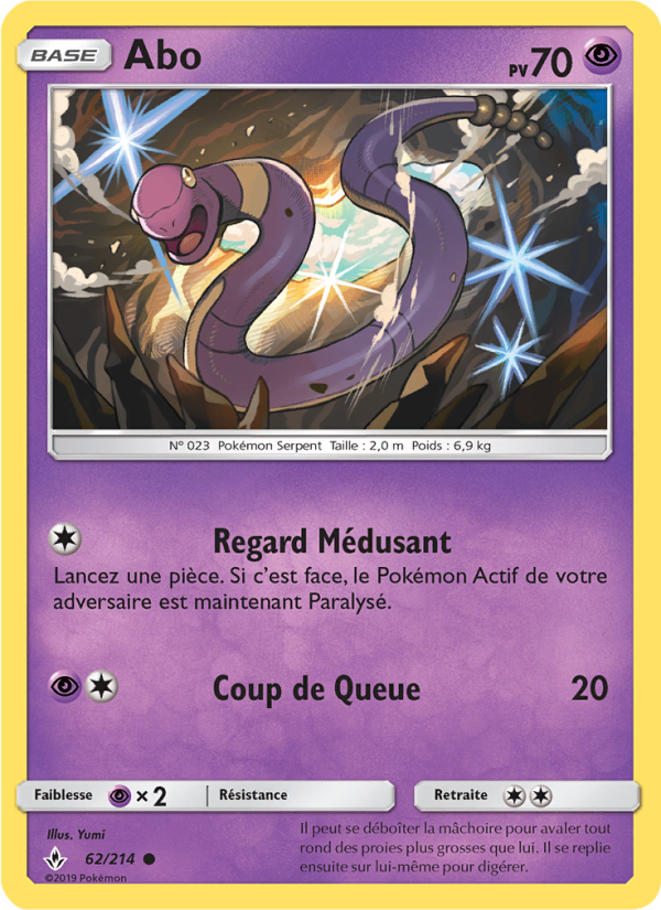 Abo 62 — Unbroken Bonds (French Pokémon TCG card)