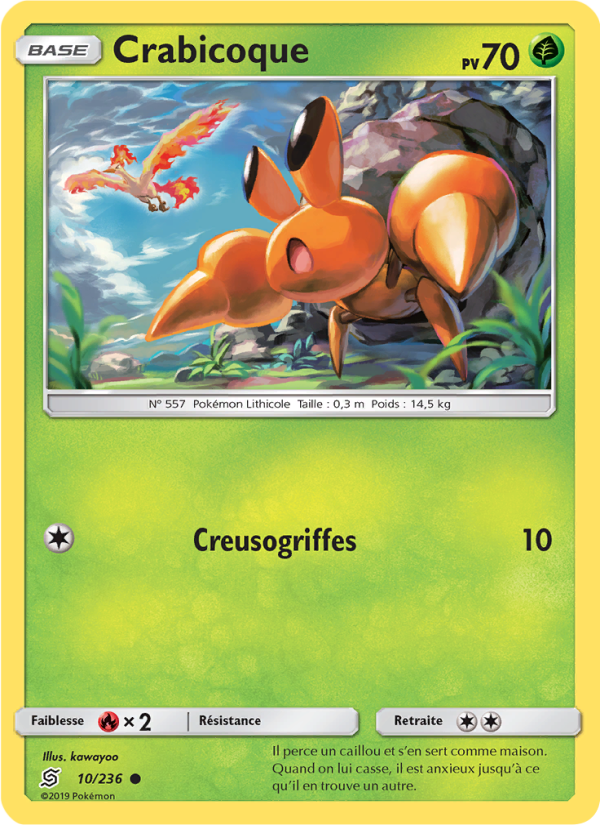 Crabicoque 10 — Unified Minds (French Pokémon TCG card)