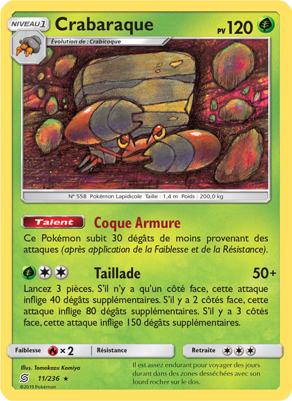 Crabaraque 11 — Unified Minds (French Pokémon TCG card)