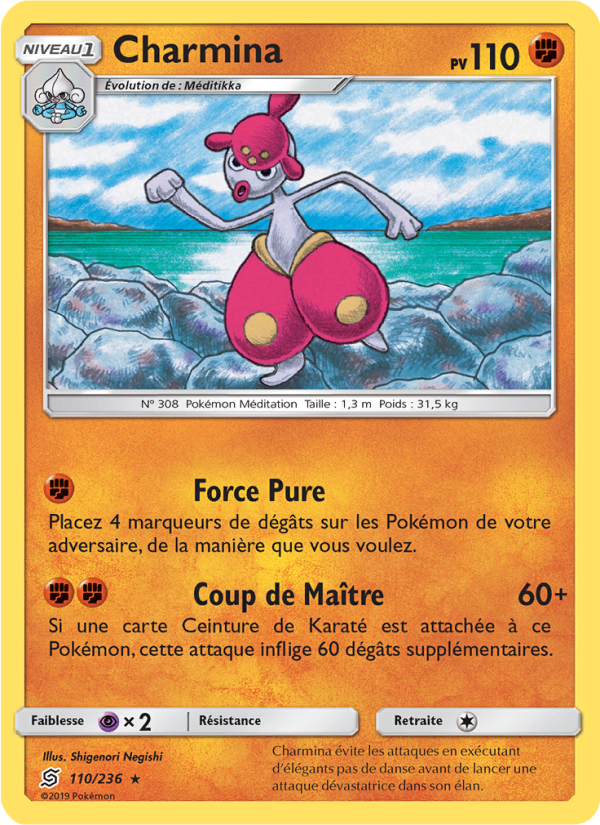Charmina 110 — Unified Minds (French Pokémon TCG card)
