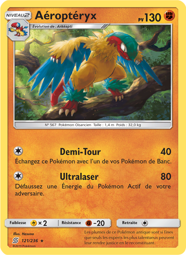 Aéroptéryx 121 — Unified Minds (French Pokémon TCG card)