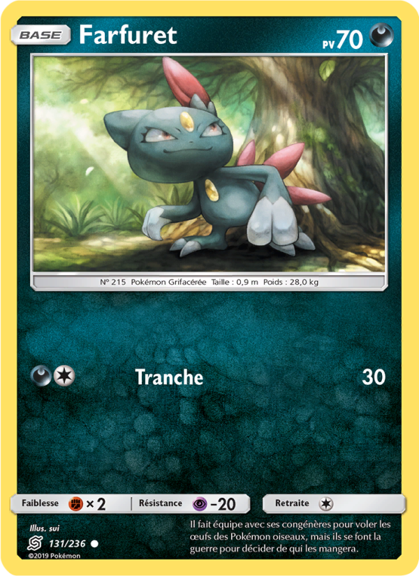 Farfuret 131 — Unified Minds (French Pokémon TCG card)