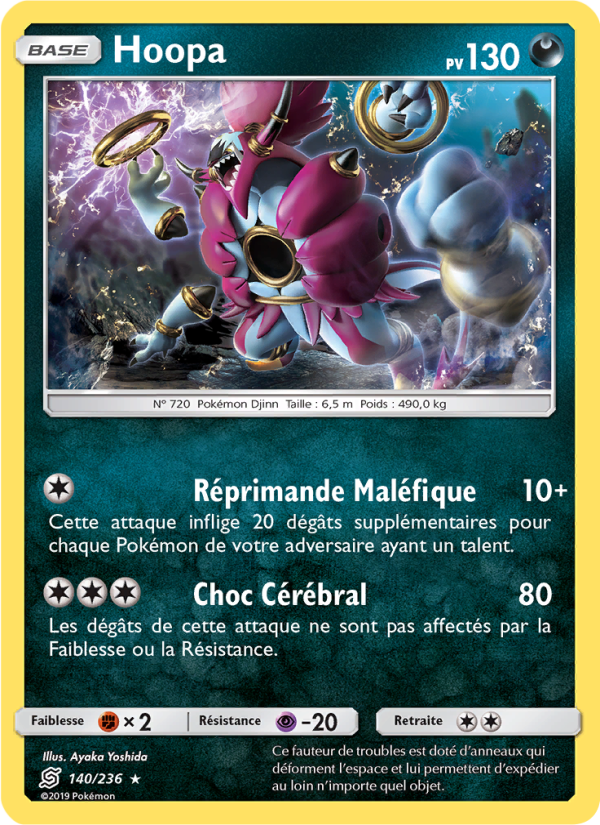 Hoopa 140 — Unified Minds (French Pokémon TCG card)