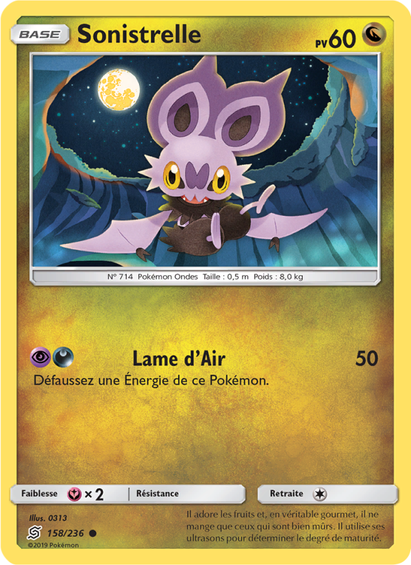 Sonistrelle 158 — Unified Minds (French Pokémon TCG card)