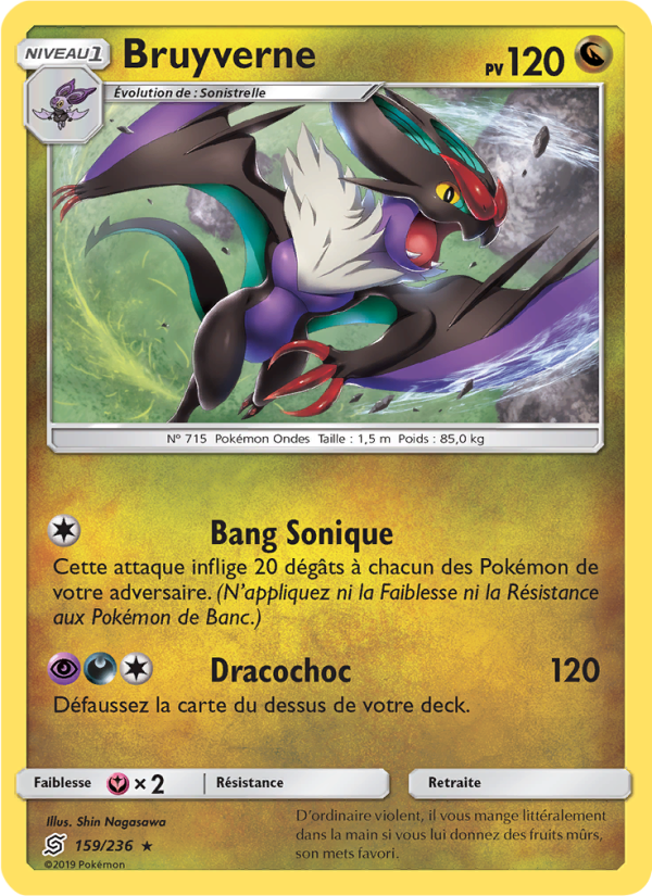 Bruyverne 159 — Unified Minds (French Pokémon TCG card)