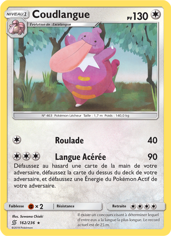 Coudlangue 162 — Unified Minds (French Pokémon TCG card)
