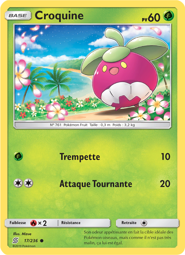 Croquine 17 — Unified Minds (French Pokémon TCG card)