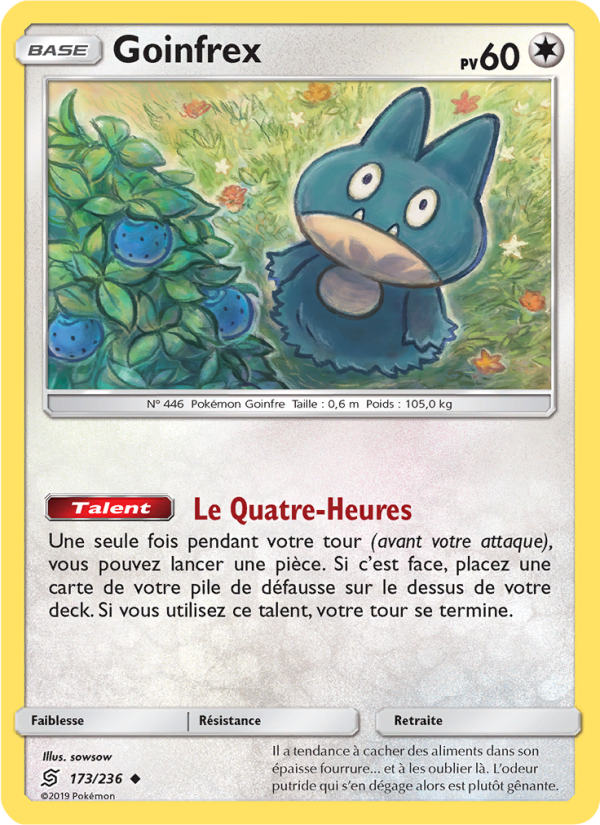 Goinfrex 173 — Unified Minds (French Pokémon TCG card)