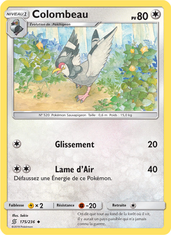 Colombeau 175 — Unified Minds (French Pokémon TCG card)