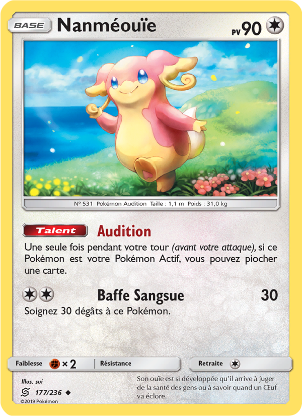 Nanméouïe 177 — Unified Minds (French Pokémon TCG card)