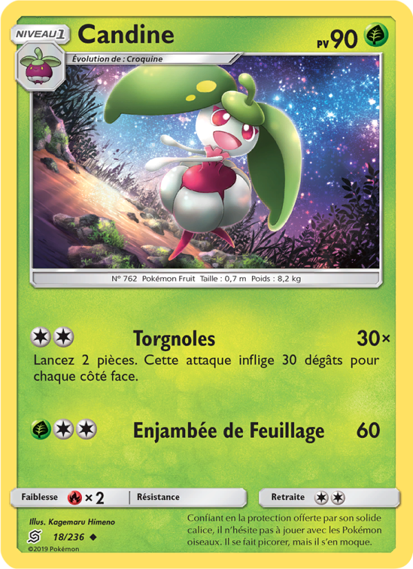 Candine 18 — Unified Minds (French Pokémon TCG card)