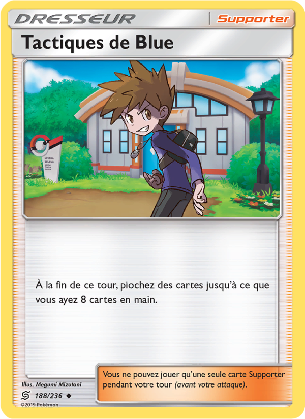 Tactiques de Blue 188 — Unified Minds (French Pokémon TCG card)