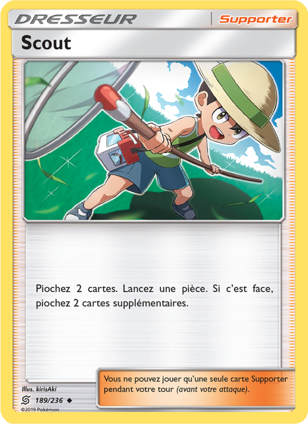 Scout 189 — Unified Minds (French Pokémon TCG card)