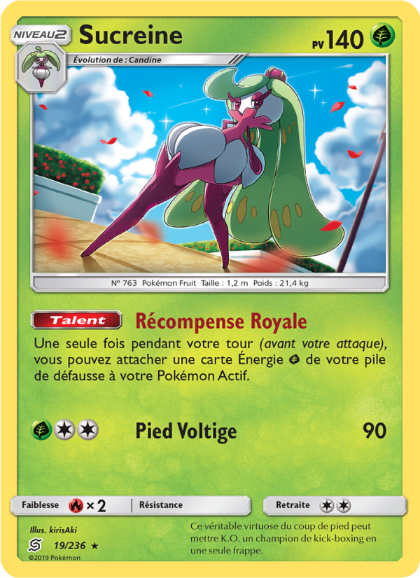 Sucreine 19 — Unified Minds (French Pokémon TCG card)