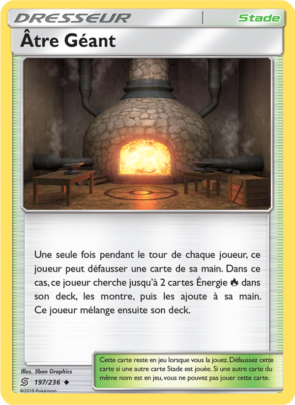 Âtre Géant 197 — Unified Minds (French Pokémon TCG card)