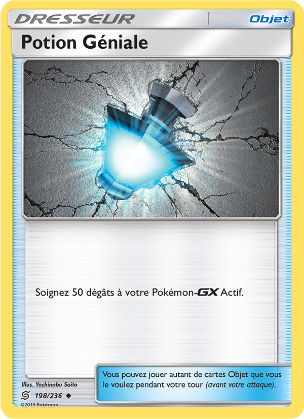 Potion Géniale 198 — Unified Minds (French Pokémon TCG card)