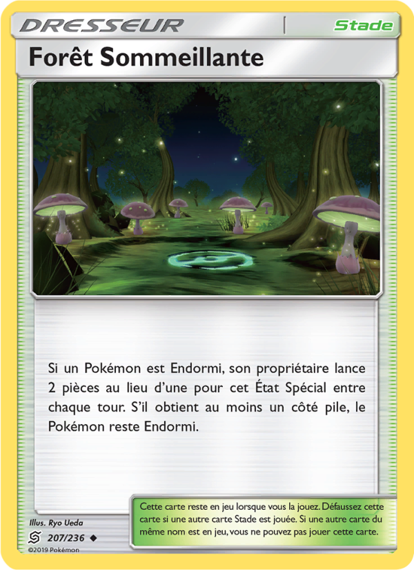 Forêt Sommeillante 207 — Unified Minds (French Pokémon TCG card)