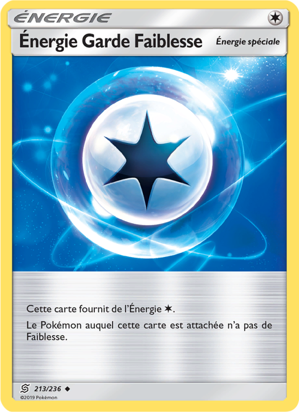 Énergie Garde Faiblesse 213 — Unified Minds (French Pokémon TCG card)