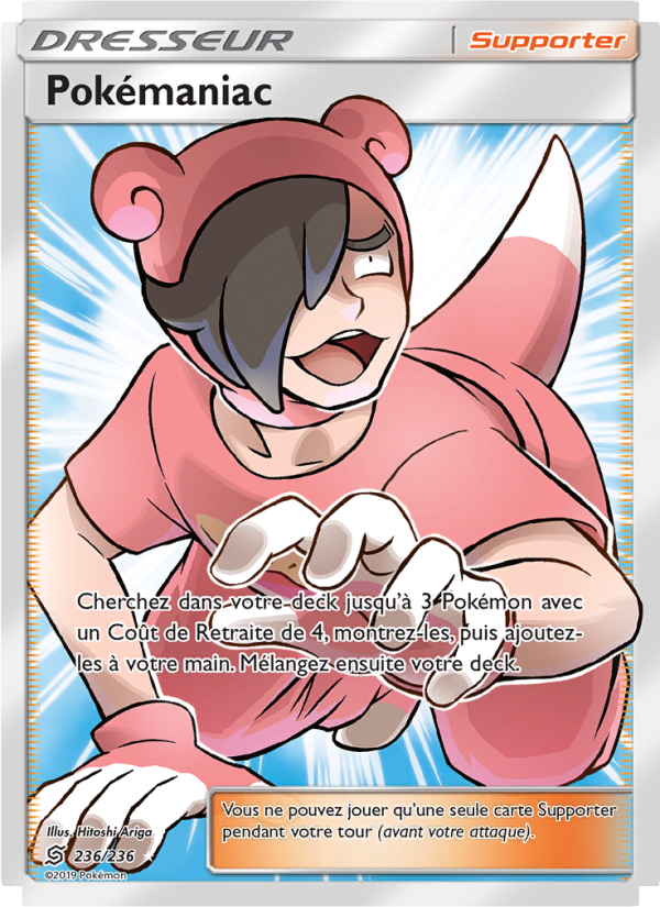 Pokémaniac 236 — Unified Minds (French Pokémon TCG card)