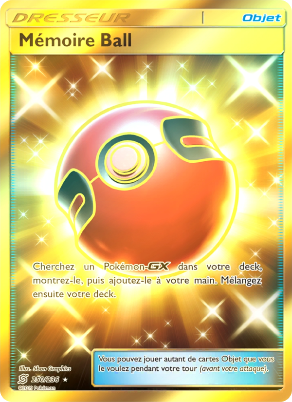 Mémoire Ball 250 — Unified Minds (French Pokémon TCG card)