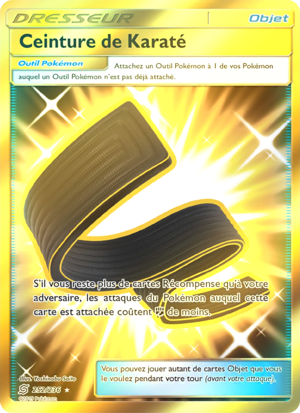 Ceinture de Karaté 252 — Unified Minds (French Pokémon TCG card)