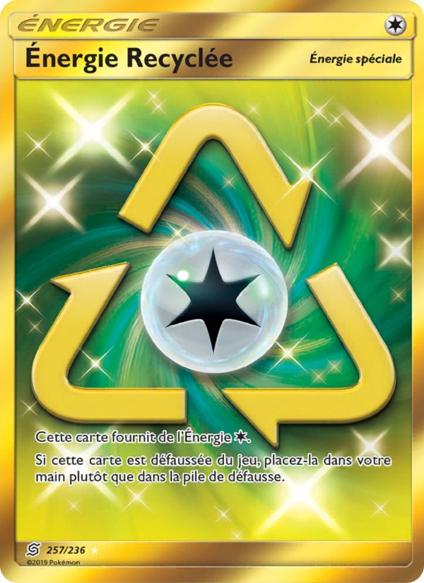 Énergie Recyclée 257 — Unified Minds (French Pokémon TCG card)