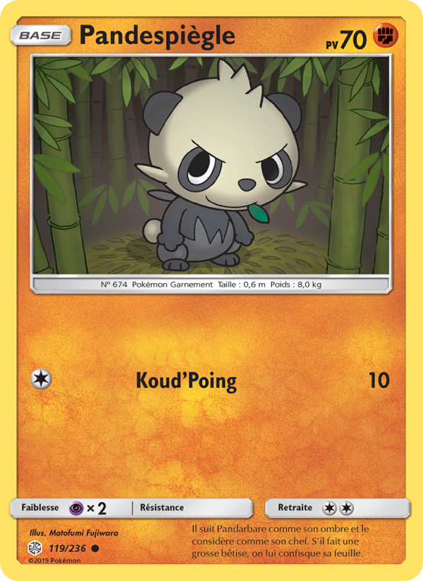 Pandespiègle 119 — Cosmic Eclipse (French Pokémon TCG card)