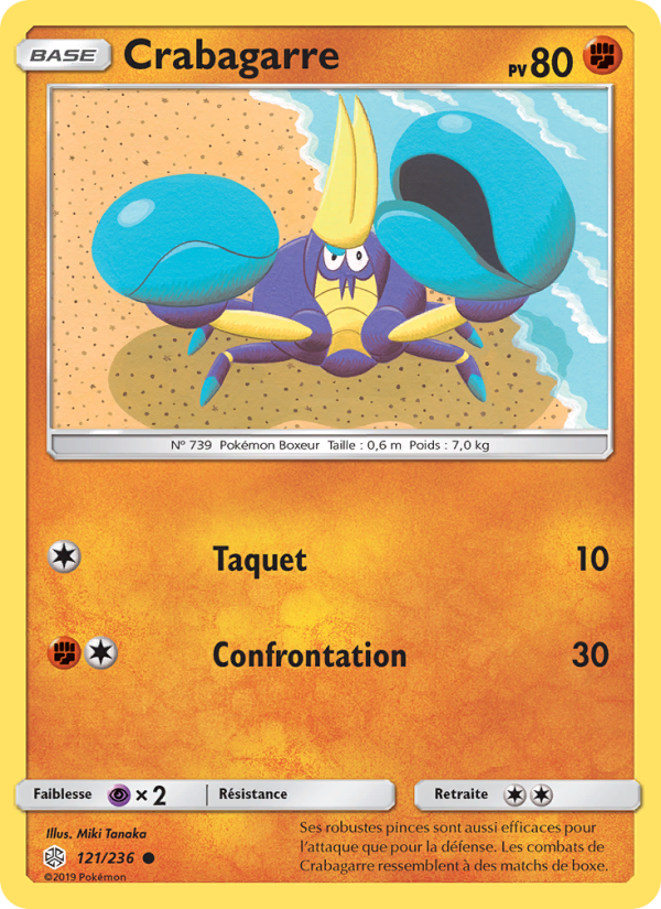 Crabagarre 121 — Cosmic Eclipse (French Pokémon TCG card)