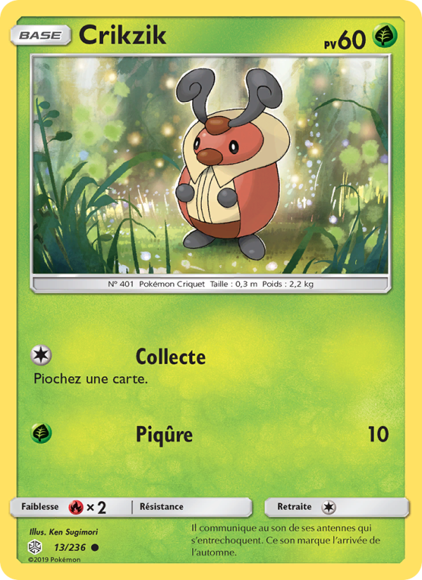 Crikzik 13 — Cosmic Eclipse (French Pokémon TCG card)