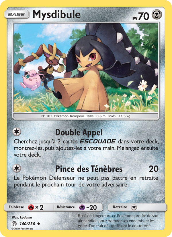 Mysdibule 140 — Cosmic Eclipse (French Pokémon TCG card)