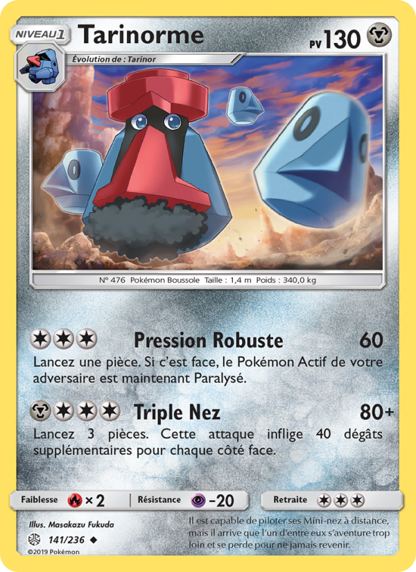 Tarinorme 141 — Cosmic Eclipse (French Pokémon TCG card)