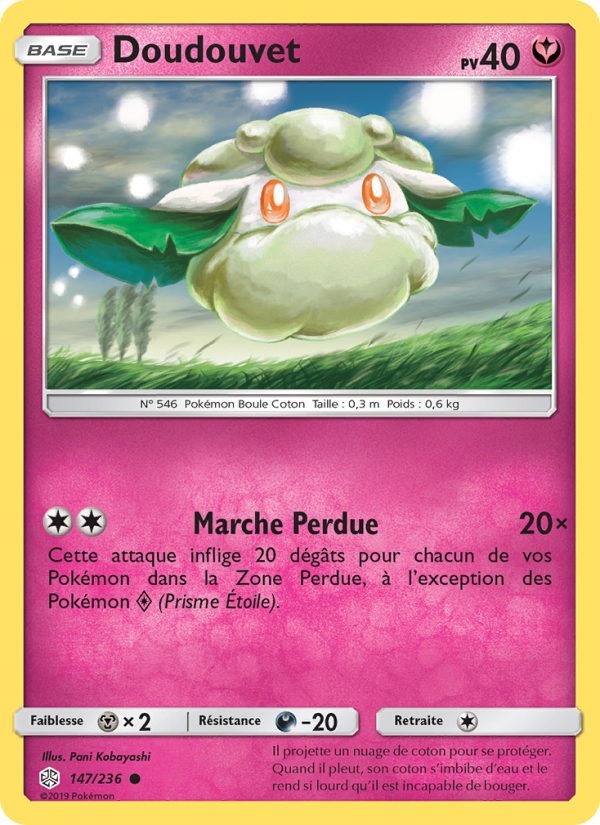Doudouvet 147 — Cosmic Eclipse (French Pokémon TCG card)